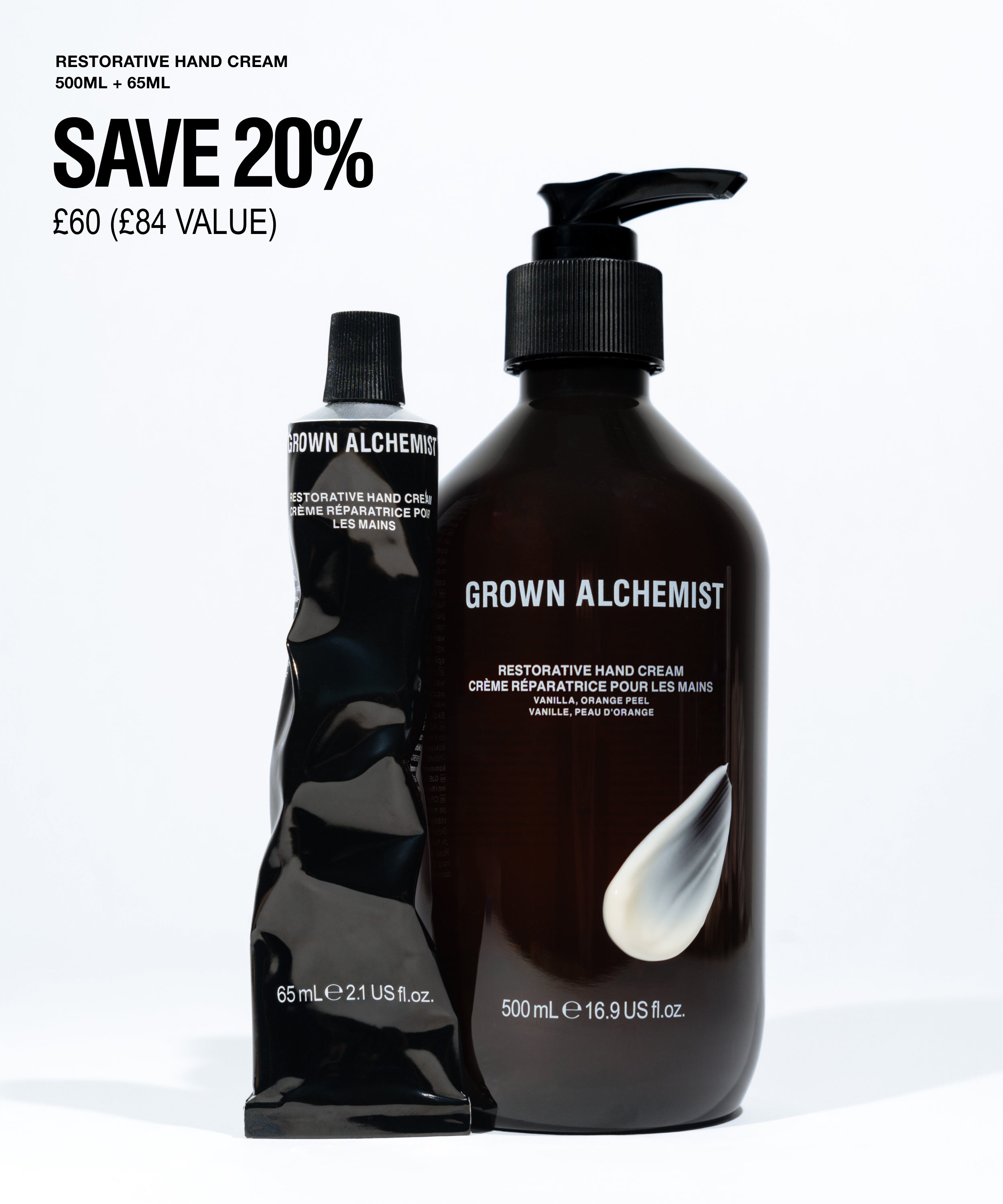 Restorative Hand Cream Application